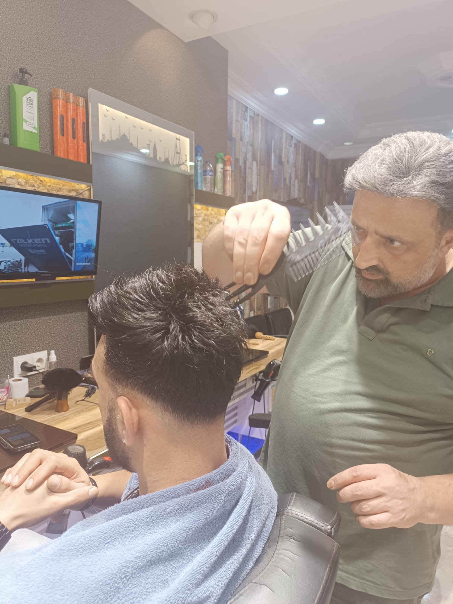 Danışan 02 protez saç çalışması — Eko Hair İstanbul